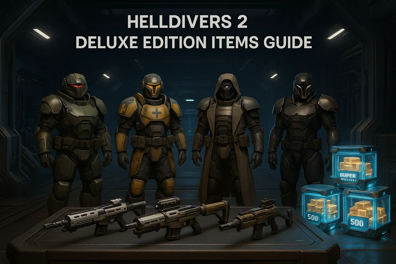 Helldivers 2 Deluxe Edition Items Guide: Full List and Benefits