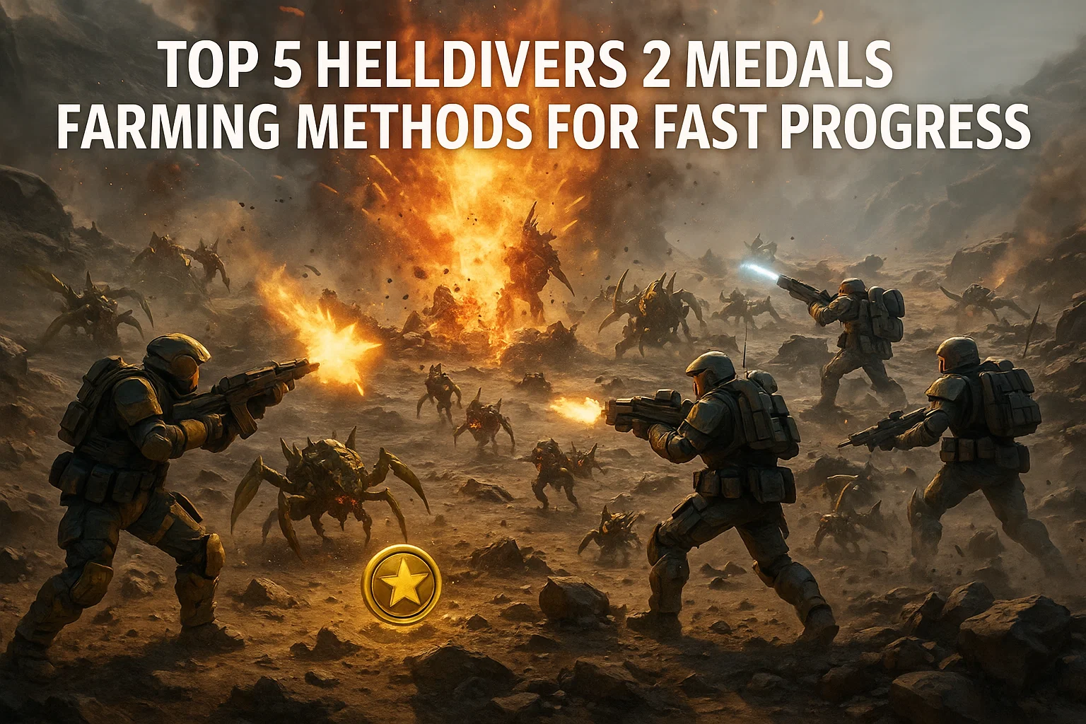 Top 5 Helldivers 2 Medals Farming Methods for Fast Progress